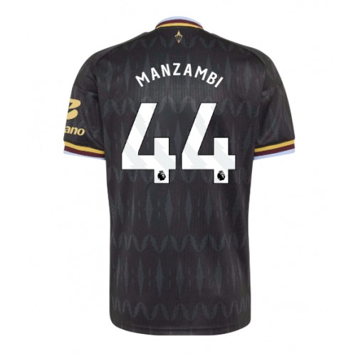 Aston Villa Johan Manzambi #44 Vieraspaita 2026-27 Lyhythihainen
